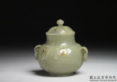 图片[2]-Jade two handled tea caddy, Mughal Empire-China Archive